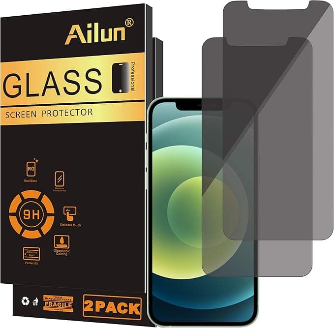 Ailun Privacy Screen Protector for iPhone 12/12 Pro